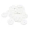 HobbyArts Runde Plastikknapper Hvid, 12,5mm, 20 stk