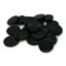 HobbyArts Runde Plastikknapper Sort, 12,5mm, 20 stk