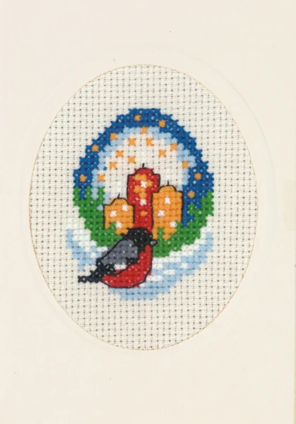Broderikit Lys & dompap M 5875/00 9 x 13 cm