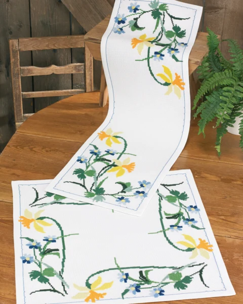 Broderikit Påskedug 59 x 59 cm