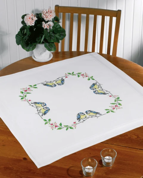 Broderikit Fugle XXX 80 x 80 cm