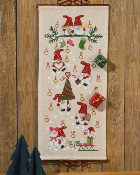 Broderikit Julesjov B/5135/32 32 x 71 cm