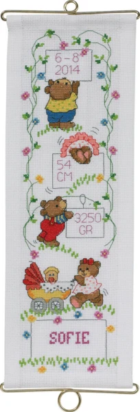 Broderikit Sofie inkl/5188/14 14 x 40 cm