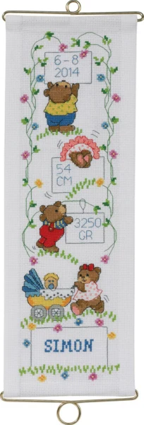 Broderikit Simon inkl/ 5188/14 14 x 40 cm