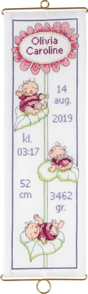 Broderikit Olivia m/B5188/14 14 x 45 cm