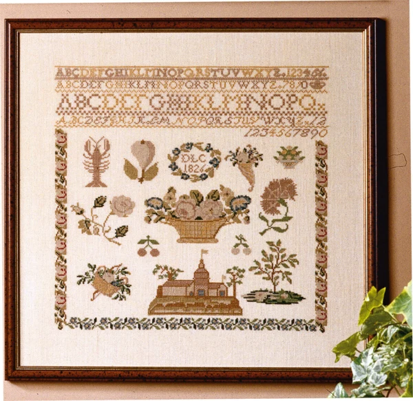 Broderikit Biedermeier 1826 38x39 cm