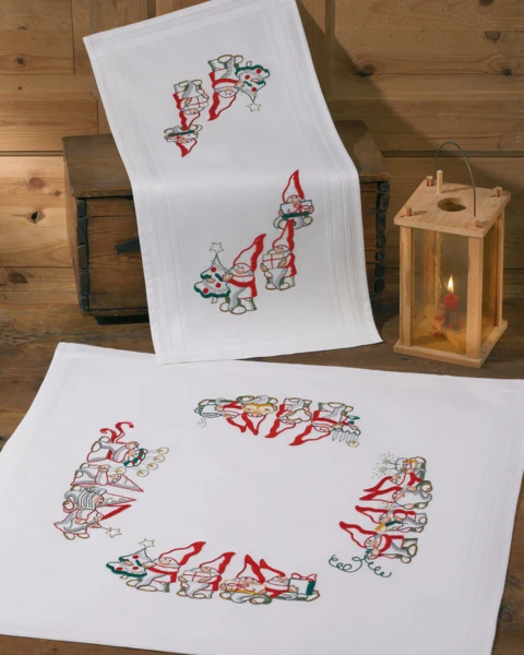 Broderikit Juletid 40 x 80 cm