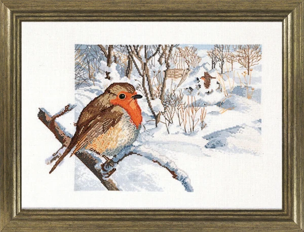 Broderikit Rødkælk 35 x 26 cm R5414