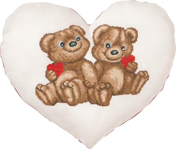 Broderikit Bamsepude 36 x 30 cm