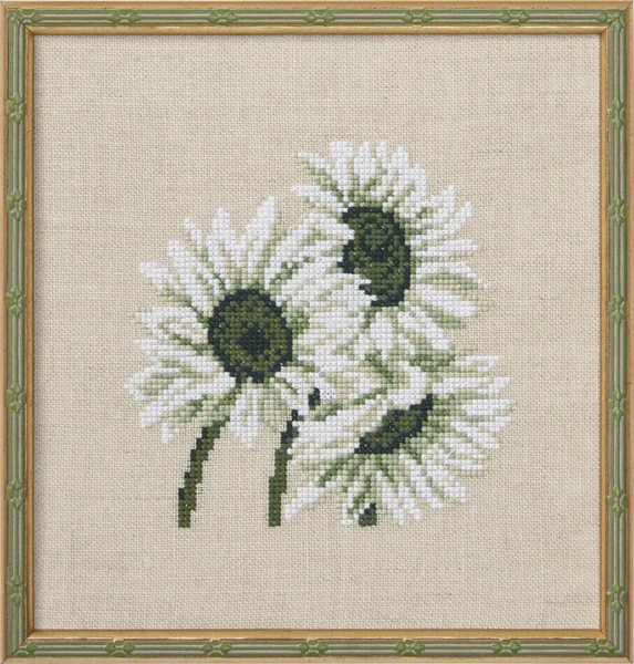 Broderikit Solsikke 18 x 19 cm