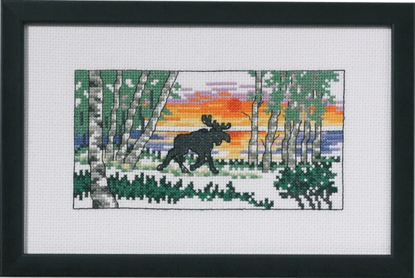 Broderikit Silhuet Elg R5320 24 x 15 cm