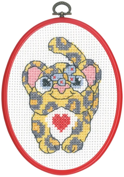 Broderikit MFK Leopard M/R 5959/30 13 x 18 cm