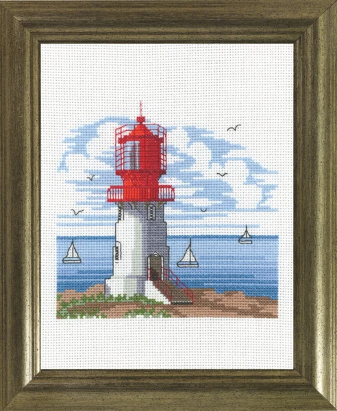 Broderikit Norsk fyrtårn R5313 17 x 22 cm