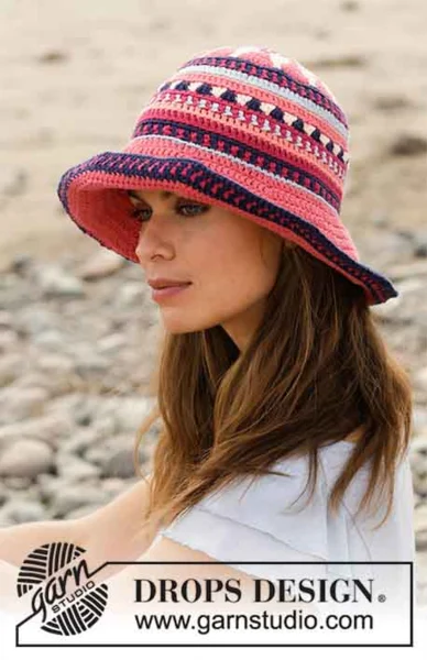 190-19 Bazar Hat by DROPS Design