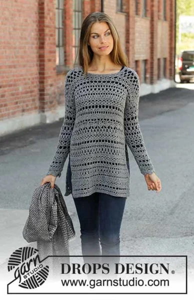 195-14 Grey Sparrow by DROPS Design