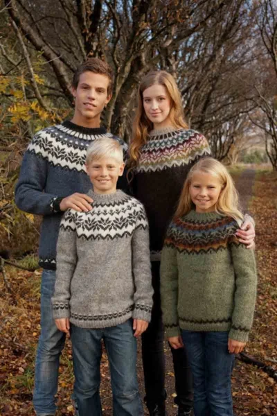 Afmæli Sweater i Istex Lettlopi (Opskrift på engelsk)