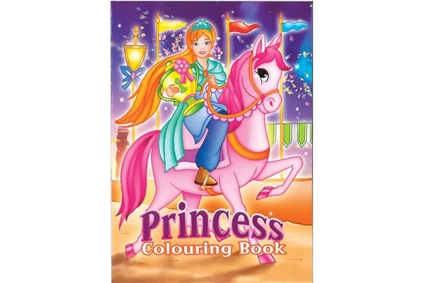 Malebog A4 Princess, 16 sider