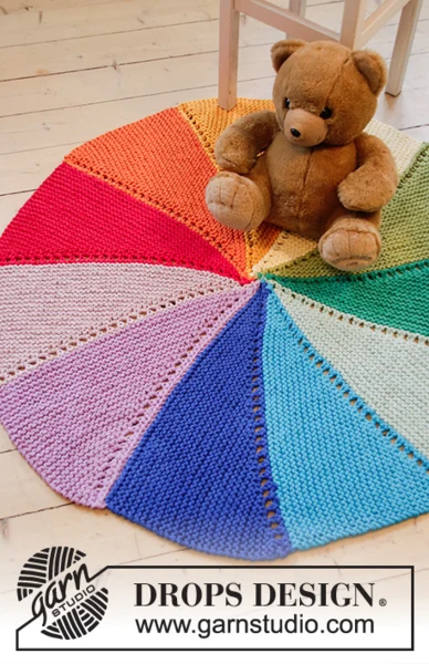 35-5 Colour Wheel Carpet by DROPS Design