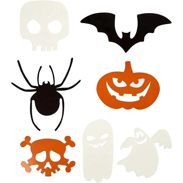 Halloween figurer, 5-10 cm, 180 g, 50 stk