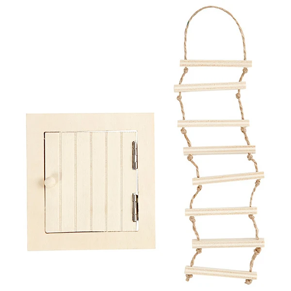 Loftlem og rebstige 9-20 cm