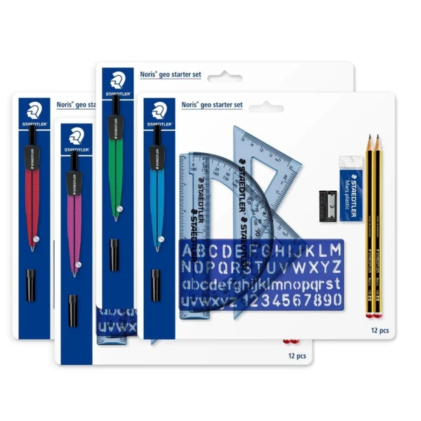 STAEDTLER Noris Geometrisæt, 12 dele