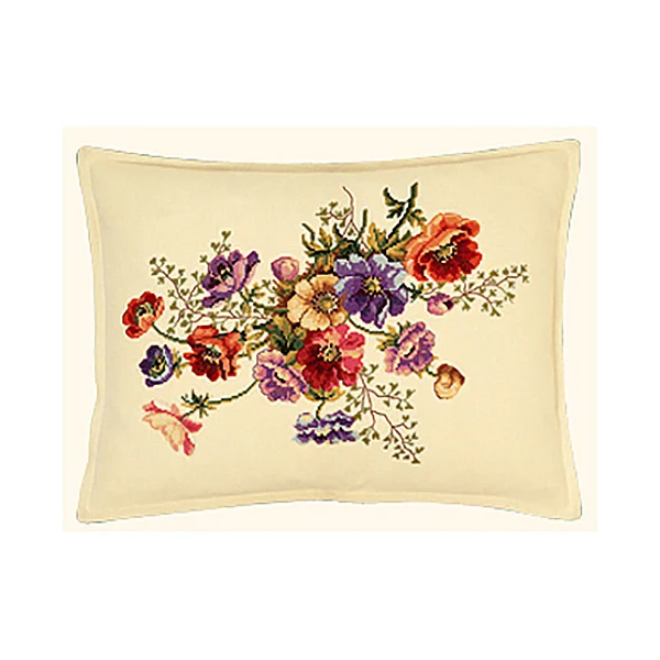 Broderikit Pude Franske anemoner