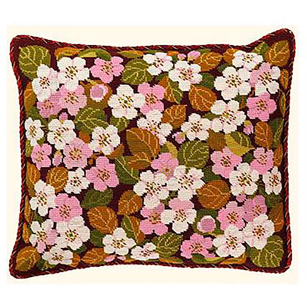 Broderikit Pude Æbleblomster