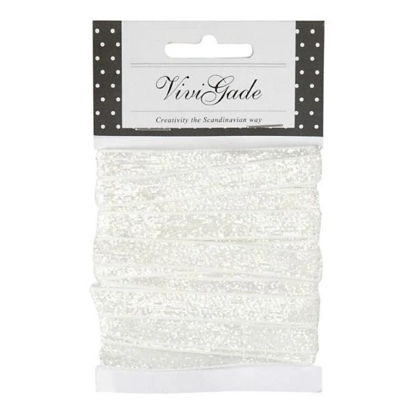 Dekorationsbånd glitter