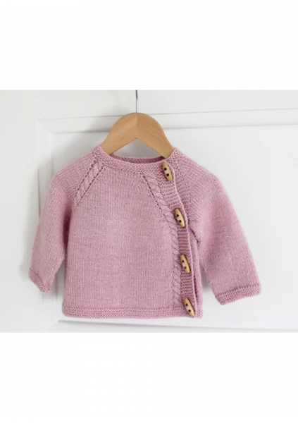 96150 Sweater med sidelukning (3-6 mdr.)