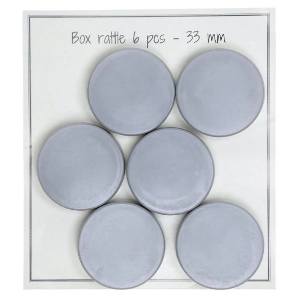 Go Handmade Rasleboks Grå 33 mm, 6 stk