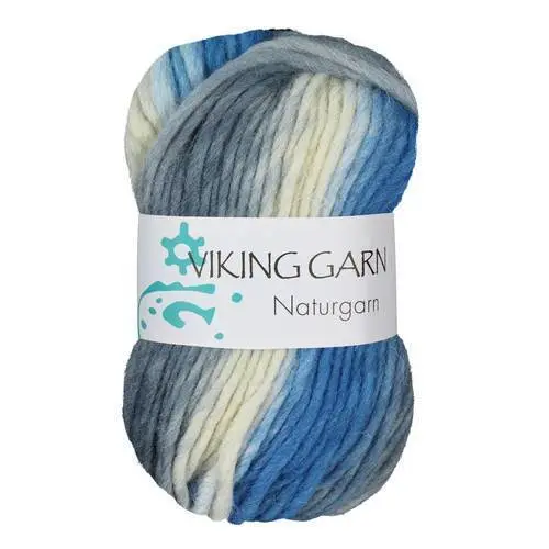 Viking Naturgarn 621 Multi grå/blå