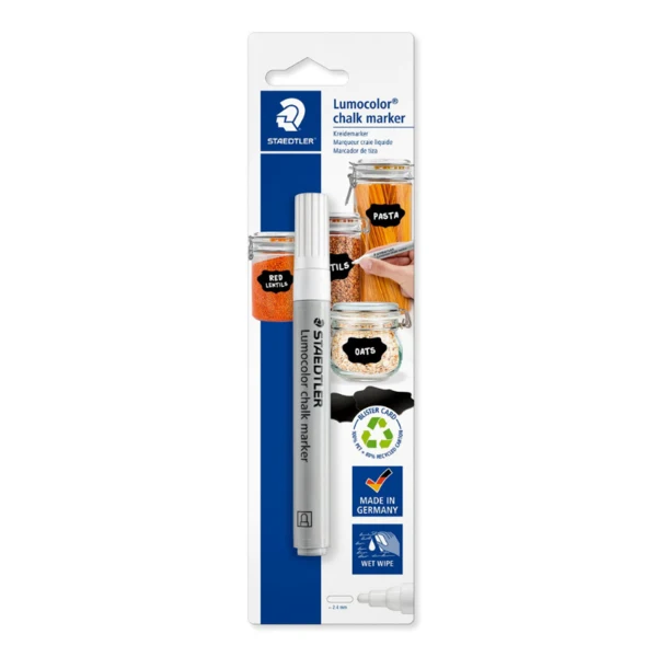 STAEDTLER Lumocolor Kridtmarker 344-0 BK
