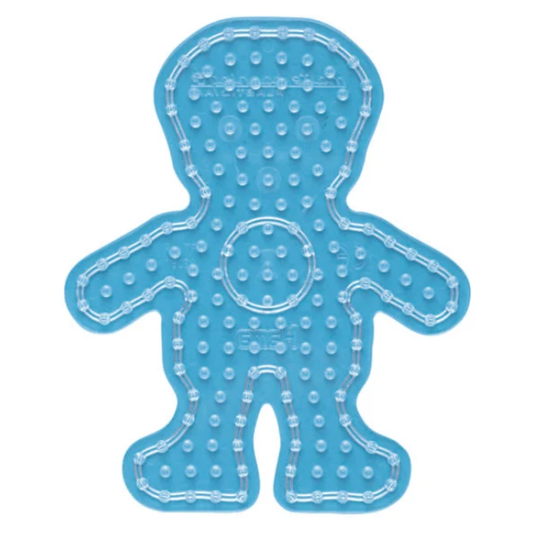 Hama Maxi stiftplade, transparent - Dreng 8208