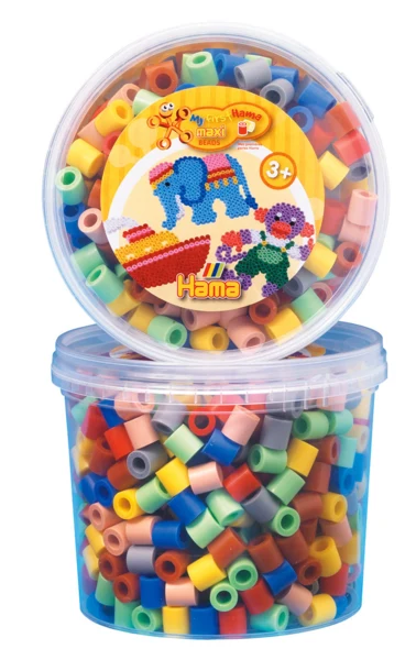 Hama Maxi Perler, 600 stk. - Mix 69