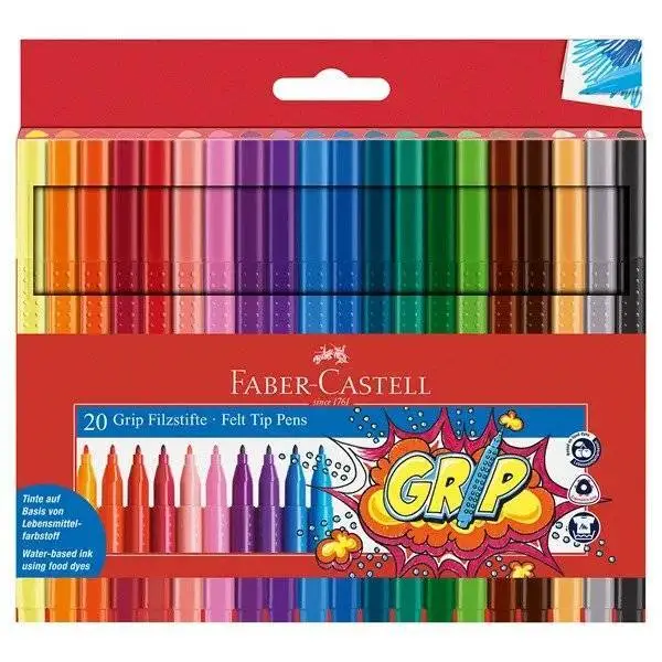 Faber-Castell, Tusser Grip 20 stk