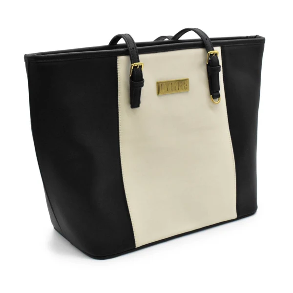 LYKKE Duo Tote Bag Sort/hvid