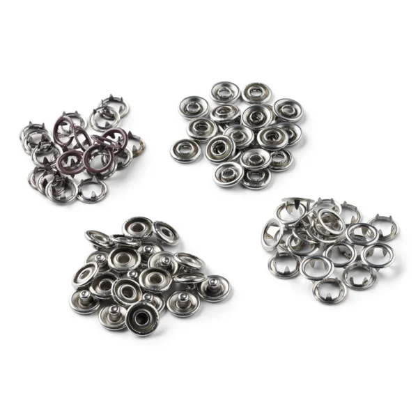 LindeHobby Trykknapper, 20 stk, 9.5 mm Kaffe