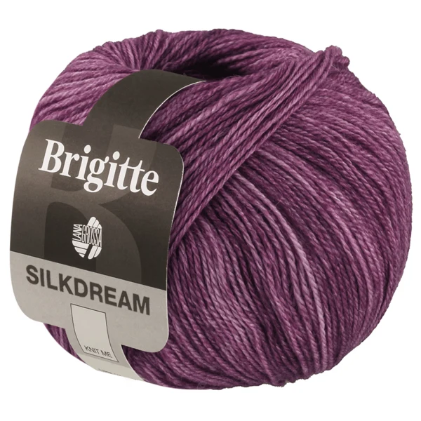 Lana Grossa Brigitte Silkdream 10 Rødviolet