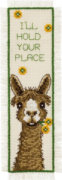 Broderikit I´ll hold your place 7 x 22 cm