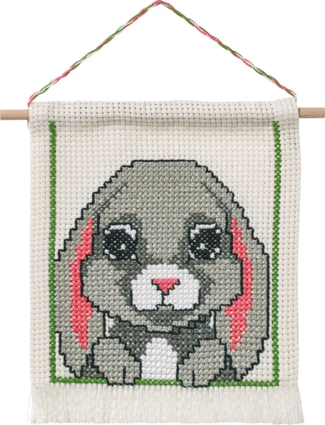 Broderikit MFK Kanin M 5119/18 16 x 18 cm