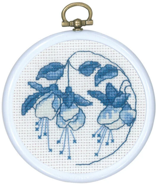 Broderikit Blå Fuchsia 8 Ø