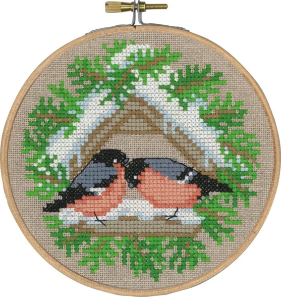 Broderikit Dompapper i hus m/5810/13 13 Ø