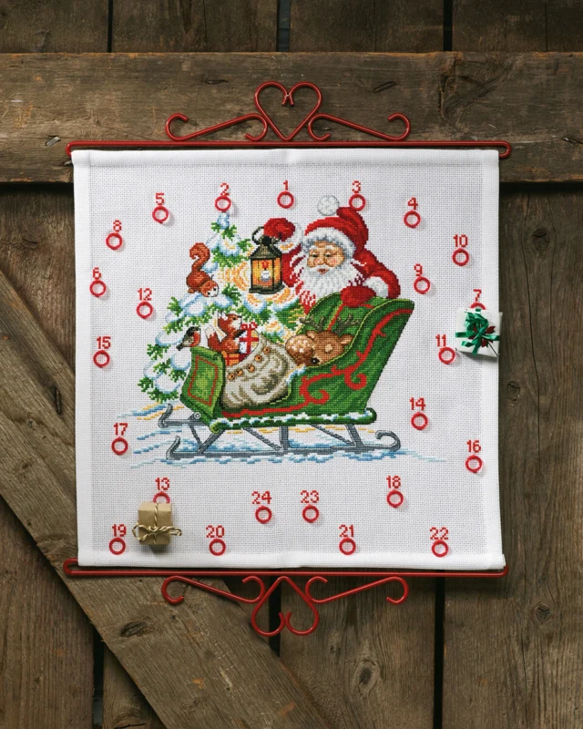Broderikit Dyrene i kanen B5125/40 40 x 39 cm