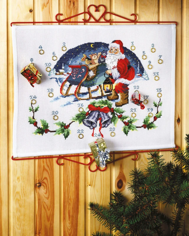 Broderikit Julemand/kane 55x40 cm B5125/55x2