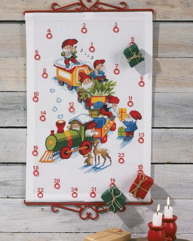 Broderikit Tog/nisser B5125/35 35x54 cm