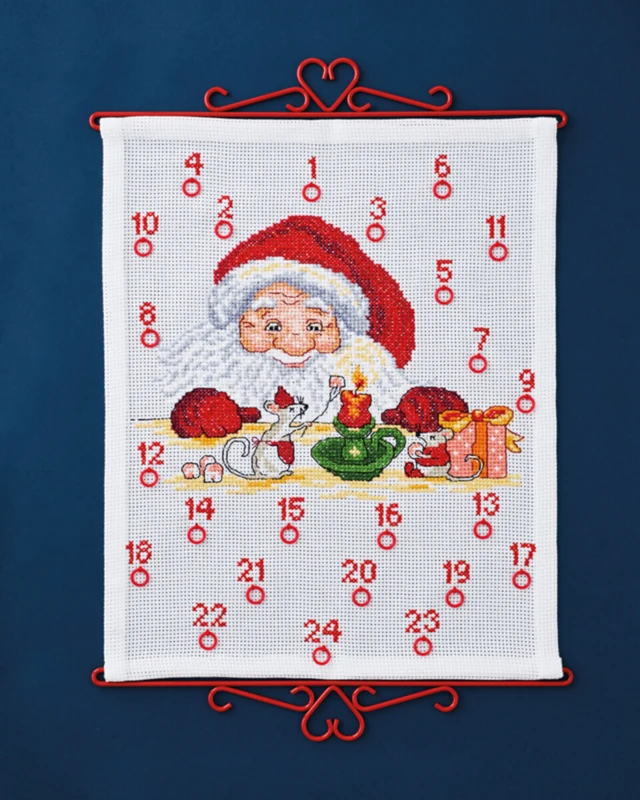 Broderikit Julemand & mus 38 x 46 cm B5125/38