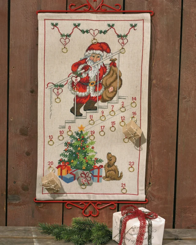 Broderikit Julemand v. trappe 5125/35 34 x 58 cm