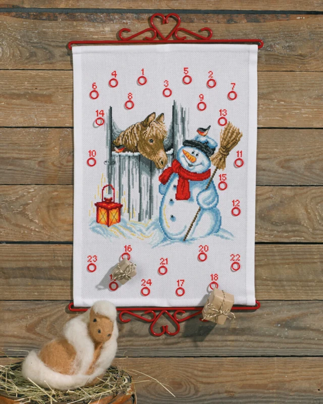 Broderikit Snemand & Hest B5125/32 32 x 45 cm