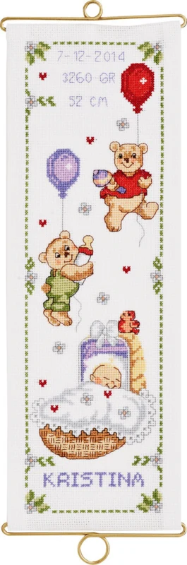 Broderikit Kristina dåb M/5188/14 14 x 40 cm
