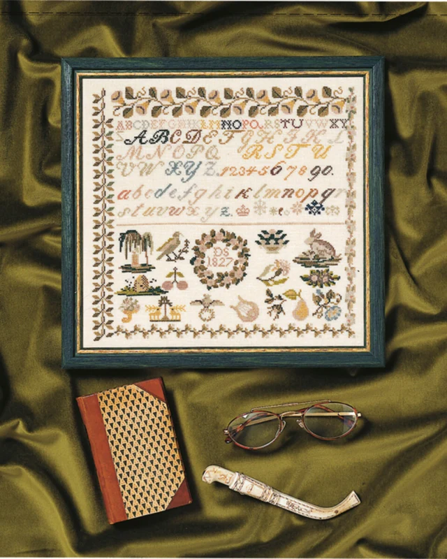 Broderikit Biedermeier 1827 28 x 27 cm